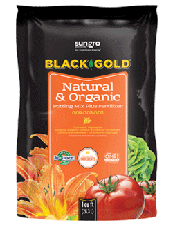 Natural & Organic Potting Mix Plus Fertilizer by Sungro Horticulture