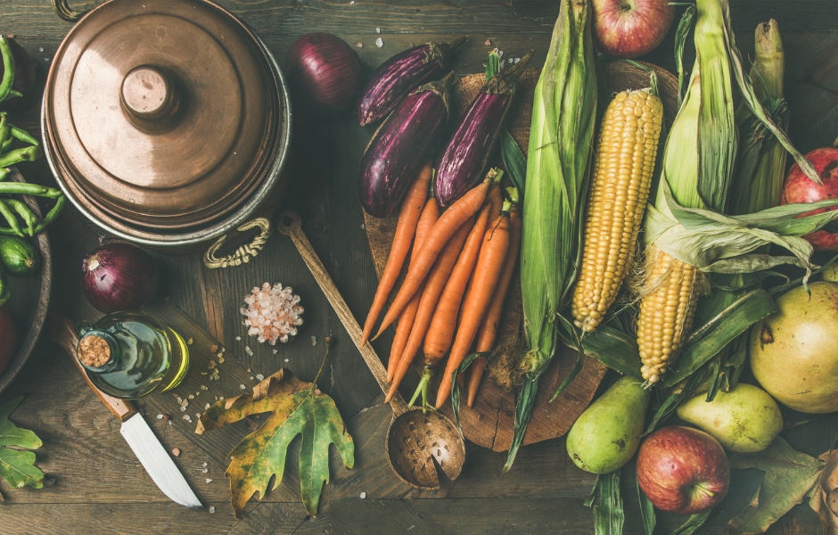 Assorted Fall Fruits & Vegetables