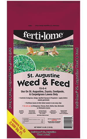 St. Augustine weed free zone by Fertilome